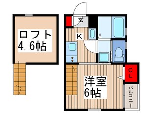 カーサ市川真間の物件間取画像